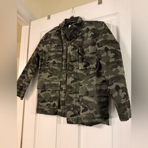 Old Navy Boys Camouflage Military Jacket